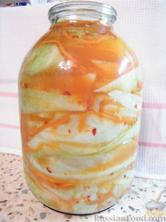 Маринованная капуста по-корейски, пошаговый рецепт с фото