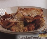 Фото к рецепту: Картофельное рагу с курятиной и грибами