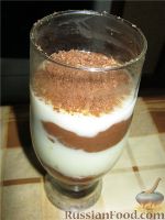 Фото приготовления рецепта: Пудинг шоколадно-ванильный - шаг №1