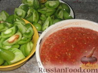 Фото приготовления рецепта: Зеленые помидоры в аджике - шаг №1