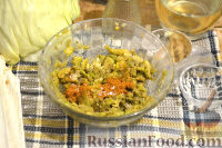 Фото приготовления рецепта: Рулет из лаваша с грибами и авокадо - шаг №6
