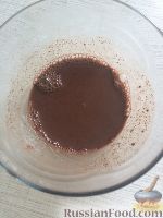 Фото приготовления рецепта: Шоколадная глазурь из какао - шаг №3