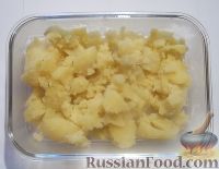Фото приготовления рецепта: Запеченный картофель, фаршированный сырной начинкой - шаг №5