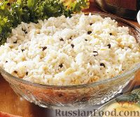 Фото к рецепту: Рис с миндалем и смородиной