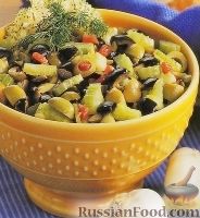 Фото к рецепту: Салат из оливок и сельдерея