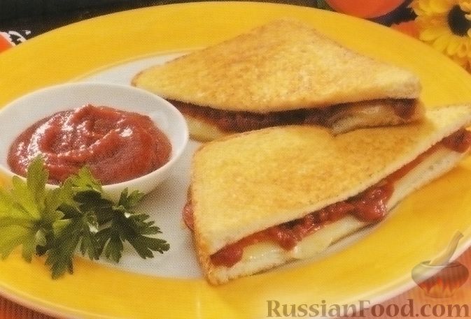 Закрытые бутерброды с красной капустой, пошаговый рецепт с фото