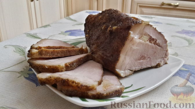 Домашняя буженина из свинины в фольге в духовке