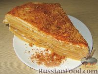 Фото к рецепту: Торт "Медовик" со сметанным кремом