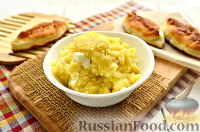 Фото к рецепту: Начинка для пирожков с картошкой и яйцами