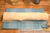 Фото приготовления рецепта: Рулет из лаваша с беконом и сыром - шаг №4