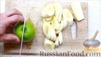 Фото приготовления рецепта: Блинный торт с яблоками и бананами - шаг №9