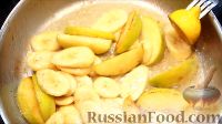 Фото приготовления рецепта: Блинный торт с яблоками и бананами - шаг №13