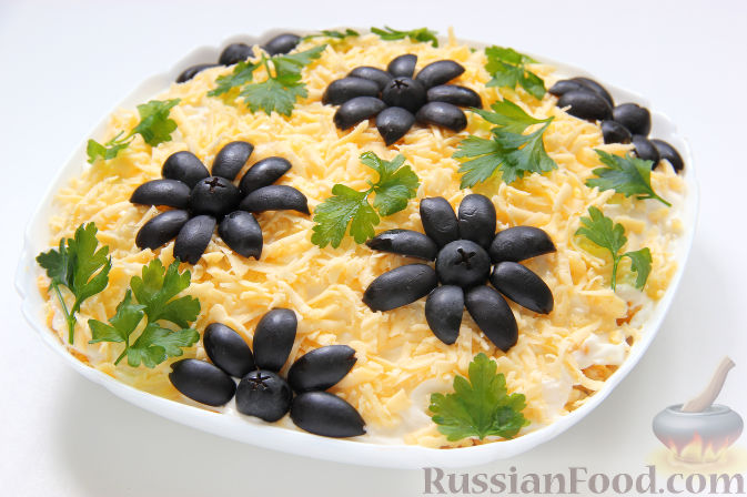 Салат из морепродуктов с рисом - рецепт приготовления с фото от баштрен.рф