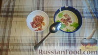 Фото приготовления рецепта: Крем-суп из шампиньонов, с беконом - шаг №7