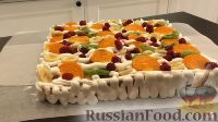 Фото приготовления рецепта: Фруктовый торт "Тропиканка" - шаг №18