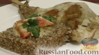 Фото к рецепту: Кролик в сметанно-медовом соусе