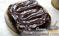 Фото приготовления рецепта: Шоколадный брауни с творожной начинкой - шаг №13