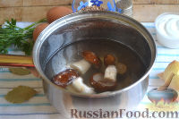 Фото приготовления рецепта: Кундюмы с гречкой и грибами - шаг №3