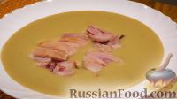 Фото к рецепту: Гороховый суп-пюре с копченостями