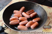 Фото приготовления рецепта: Сосиски в медово-горчичном соусе - шаг №3