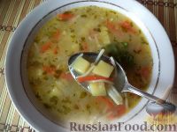 Фото к рецепту: Суп картофельный с макаронными изделиями