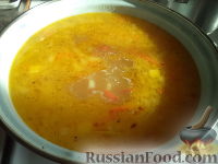 Фото приготовления рецепта: Суп картофельный с макаронными изделиями - шаг №9
