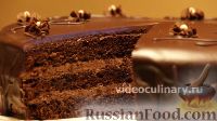 Фото к рецепту: Простой шоколадный бисквитный торт