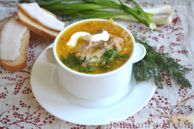 Капустняк (польский суп из квашеной капусты)