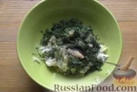 Фото приготовления рецепта: Рыба, запечённая с картошкой и помидорами - шаг №6