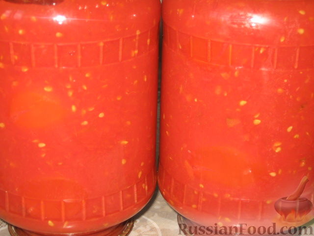 Рецепт Томаты в томатном соке