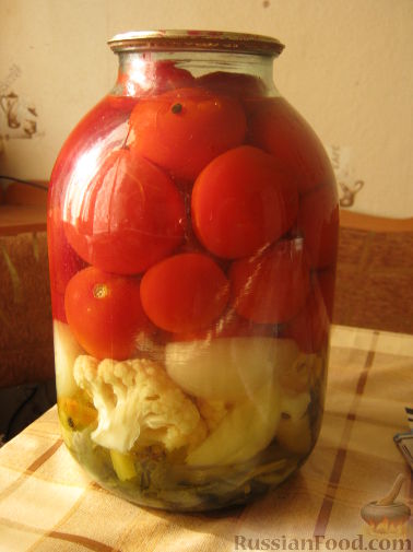 Овощное ассорти на зиму - пошаговый рецепт с фото на Готовим дома