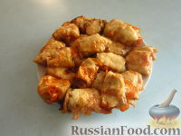 Фото приготовления рецепта: Рулетики из баклажанов с начинкой, в томатном соусе - шаг №1