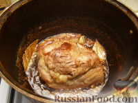 Фото приготовления рецепта: Пирог с картофелем и мясом - шаг №9