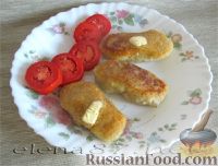 Фото приготовления рецепта: Картофельные зразы из сырой картошки с мясом - шаг №7