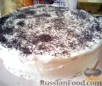 Фото к рецепту: Бисквитный торт "Веснушки"