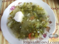 Фото к рецепту: Суп овощной с капустой брокколи