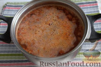 Фото приготовления рецепта: Томатный суп-пюре из фасоли, с вермишелью - шаг №5