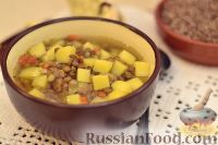 Фото к рецепту: Суп из чечевицы с картофелем
