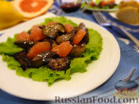 Фото приготовления рецепта: Салат с печенью и грейпфрутом - шаг №12