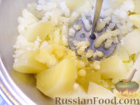 Фото приготовления рецепта: Картофельные ньокки со шпинатом и укропом - шаг №6