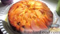 Фото к рецепту: Перевернутый яблочный пирог