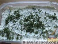 Фото приготовления рецепта: Слоеный салат из овощей - шаг №8