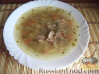 Фото к рецепту: Суп из свинины с фасолью