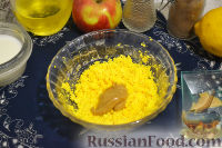 Фото приготовления рецепта: Салат из сельди, отварного языка и овощей, со сметанным соусом - шаг №8