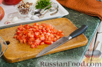 Фото приготовления рецепта: Салат с копченой курицей - шаг №3