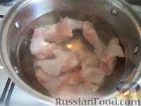 Фото приготовления рецепта: Куриный суп с брокколи - шаг №3