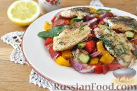 Фото к рецепту: Салат с белой рыбой