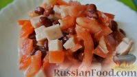 Фото приготовления рецепта: Салат с ветчиной и фасолью - шаг №6