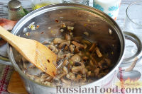 Фото приготовления рецепта: Сливочный суп с морепродуктами - шаг №8
