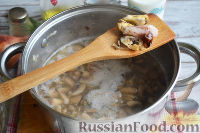 Фото приготовления рецепта: Сливочный суп с морепродуктами - шаг №11